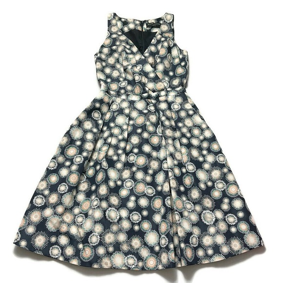 Blaise Kavanagh Fit & Flare Taffeta Dress - Picture 2 of 6